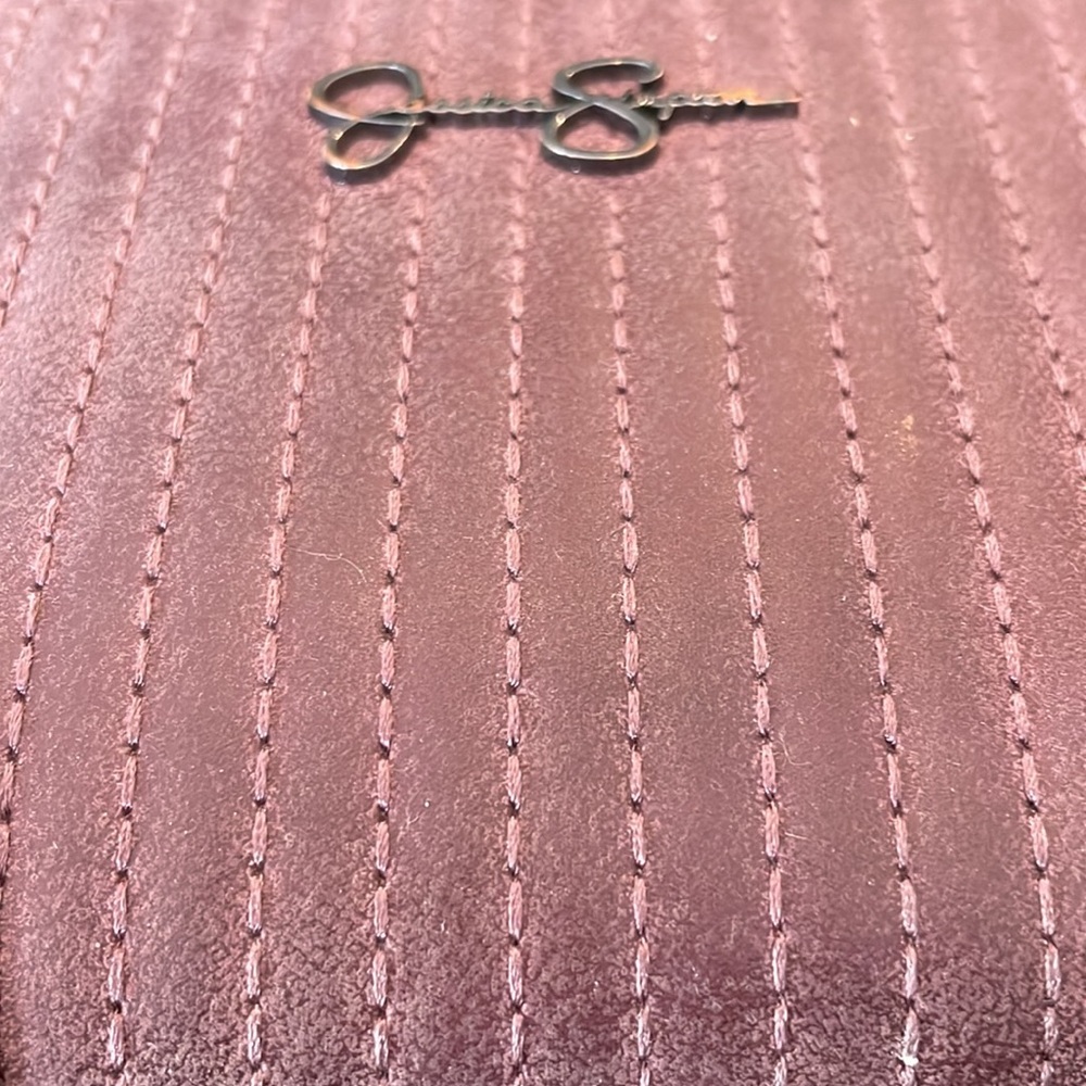 Jessica Simpson wallet/clutch, very good condition, two zippered compartments - Picture 3 of 9